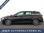 Volvo V60 1.5 T3 Polar+ Dynamic|Bliss|ACC|Trekhaak|Leer|Cam, 4 cilinders, Met garantie (alle), Zwart, Leder