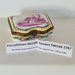 Antiek Porseleinen Snuifdoosje Snuff Box gemerkt Sceaux, Antiek en Kunst, Antiek | Porselein, Ophalen of Verzenden