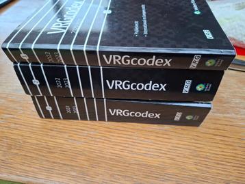 VRG Codex 2022-2023 (3 boeken) beschikbaar voor biedingen