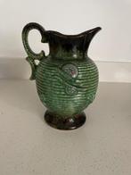 Antiek: geglazuurde (melk) kan 23 cm, Hongarije., Antiek en Kunst, Antiek | Keramiek en Aardewerk, Ophalen of Verzenden