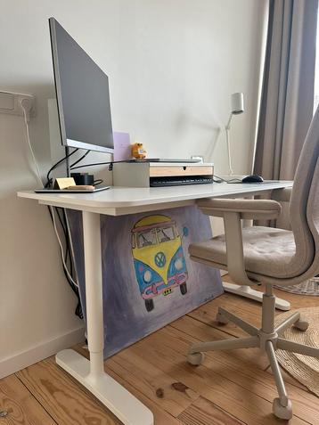 Bureau IKEA wit 140x60