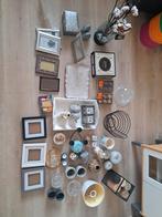 Rommelmarktspullen woonaccessoires fotolijsten potjes etc., Ophalen of Verzenden, Gebruikt