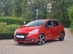 Peugeot 208 1.2 Automaat GT-Line Navi/Camera/Bluetooth/Pdc, Auto's, Peugeot, Gebruikt, Zwart, 1199 cc, Leder en Stof