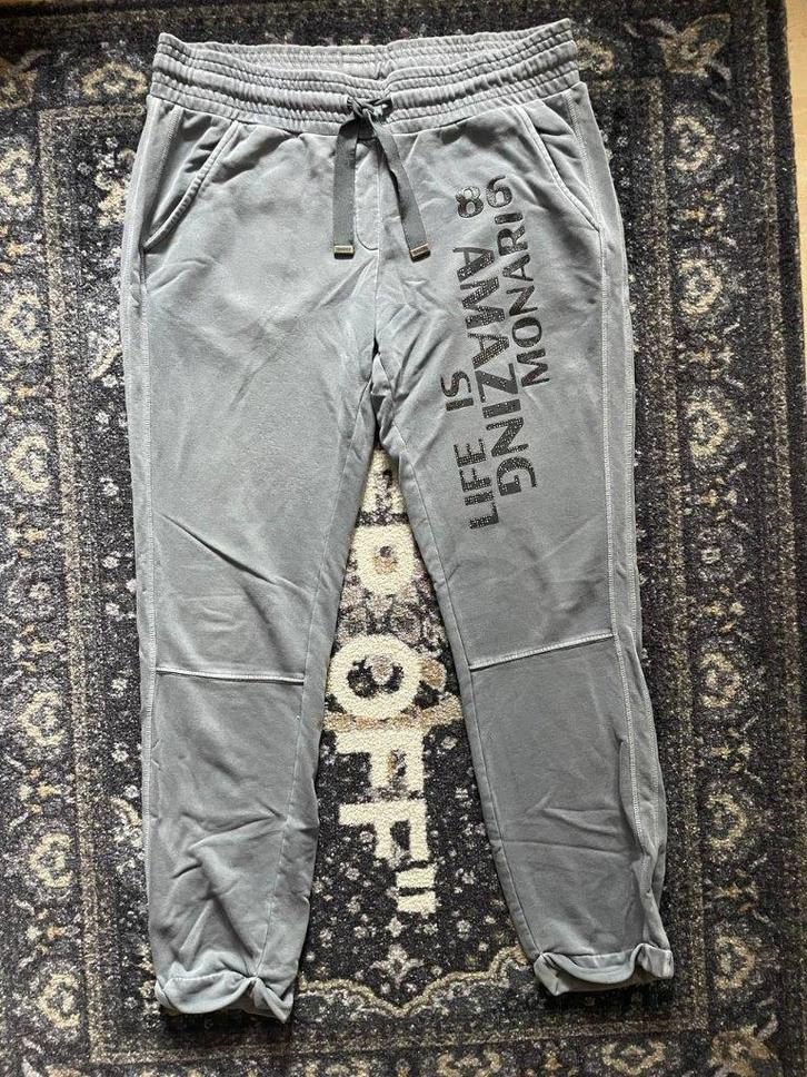 Monari Joggingbroek Dames - Maat 42, Kleding | Dames, Huispakken, Zo goed als nieuw, Maat 42/44 (L), Grijs, Ophalen of Verzenden