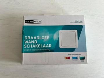 Te Koop Nieuw Draadloze Wand Schakelaar Wit beschikbaar voor biedingen