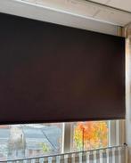 Antraciet/ donker taupe rolgordijn, 210 cm breed., Ophalen, Gebruikt, Bruin, 200 cm of meer