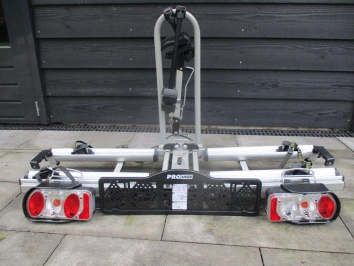 fietsendrager voor 2 elektrische fietsen Pro user Diamant, Auto diversen, Fietsendragers, Gebruikt, Trekhaakdrager, 2 fietsen