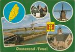 OOSTEREND TEXEL Landkaart Molen Polder Kerk, Verzenden, 1980 tot heden, Gelopen, Waddeneilanden