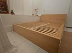 IKEA tweepersoonsbed 140x200 + lattenbodems, Huis en Inrichting, Slaapkamer | Bedden, Ophalen, Gebruikt, Beige, Tweepersoons