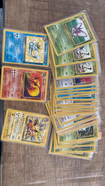 Pokemon jungle lot kaarten 45 kaarten beschikbaar voor biedingen