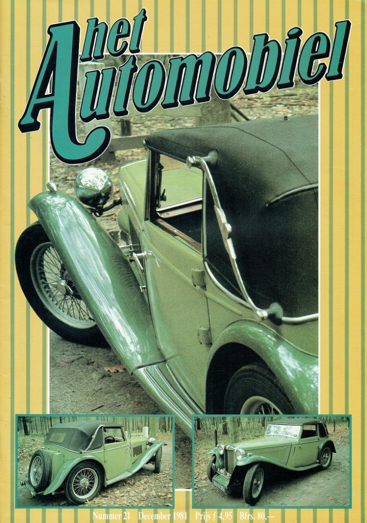 Het Automobiel 1981 nr. 21 (o.a. Hirondelle Formule Junior), Boeken, Auto's | Folders en Tijdschriften, Gelezen, Algemeen, Verzenden