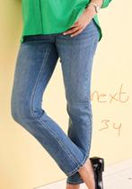 Next straight jeans, Next, Maat 34 (XS) of kleiner, Blauw, Broek of Spijkerbroek