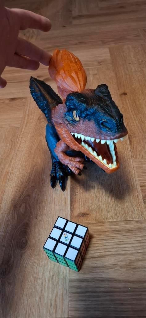 Jurassic World Dominion Pyroraptor, Kinderen en Baby's, Speelgoed | Actiefiguren, Zo goed als nieuw, Ophalen