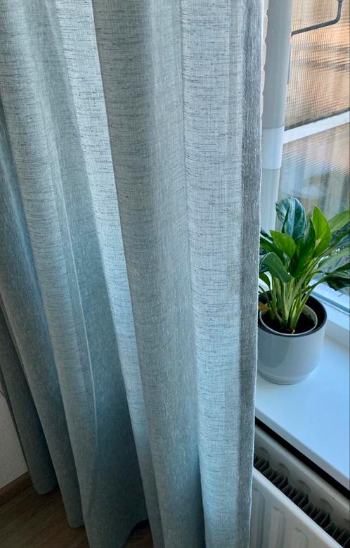 Inbetween gordijnen grijsgroen NIEUW, Huis en Inrichting, Stoffering | Gordijnen en Lamellen, Nieuw, 150 tot 200 cm, Groen, Ophalen