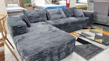 Moderne L-vormige 245 160 cm- 3-zitsbank  – Stijlvol en com beschikbaar voor biedingen