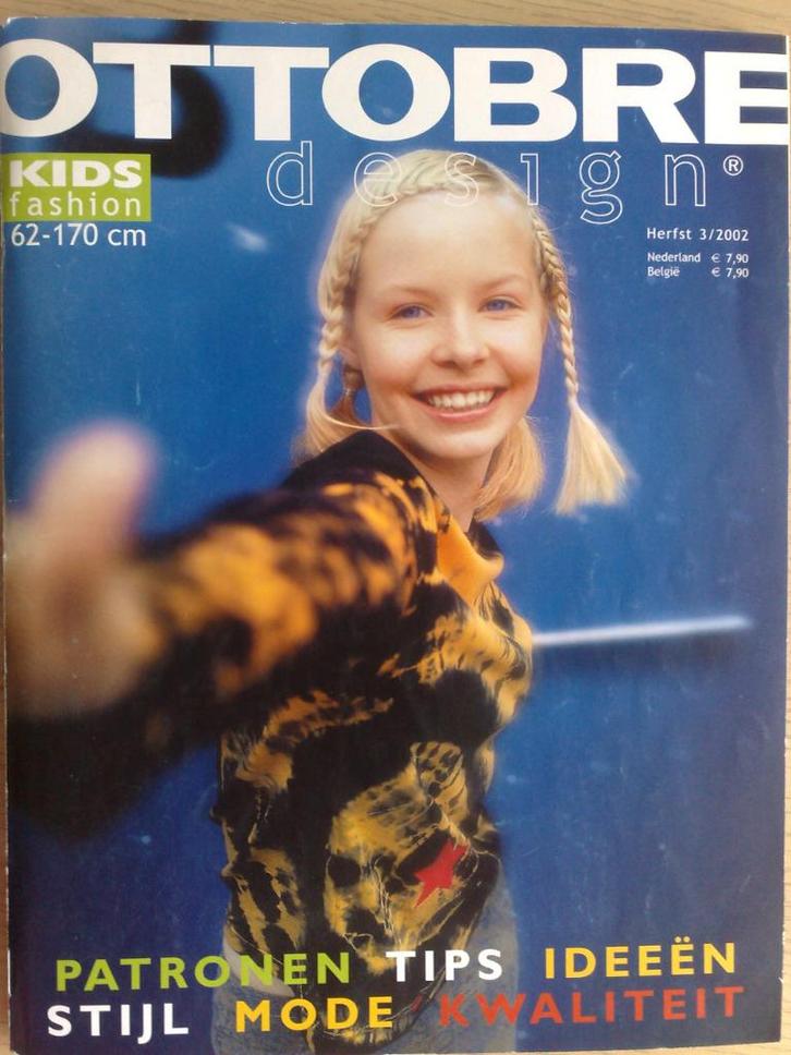 Ottobre design kids fashion herfst 3 / 2002, Hobby en Vrije tijd, Kledingpatronen, Nieuw, Kind, Overige merken, Verzenden