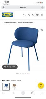 IKEA Eetkamerstoel, Tonerud blauw, Huis en Inrichting, Ophalen, Zo goed als nieuw, Blauw, Eén