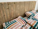 Tweepersoonsbed  180 x 210 met matras - steigerhout - jorg, Huis en Inrichting, Slaapkamer | Bedden, 180 cm, Ophalen of Verzenden
