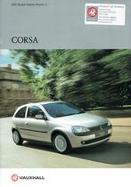 Folder Vauxhall Corsa (2002), Boeken, Auto's | Folders en Tijdschriften, Verzenden, Zo goed als nieuw, Overige merken