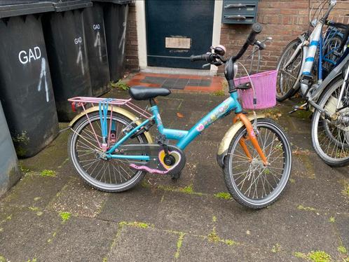 Te koop meisjesfiets met terugtraprem maat 20 inch, Fietsen en Brommers, Fietsen | Meisjes, Zo goed als nieuw, 20 inch, Ophalen