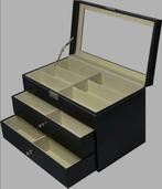 Brillen/ sierraden opbergdoos met lades, Ophalen of Verzenden, Gebruikt, Modern