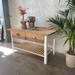 Oude bakkerstafel, bakkerswerkbank, werkbank, werktafel, Antiek en Kunst, Curiosa en Brocante, Ophalen
