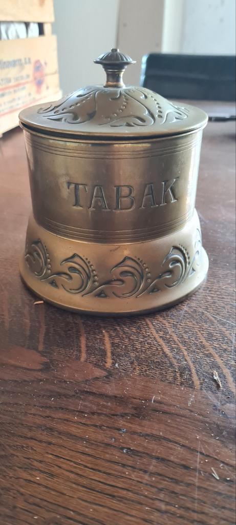 Daalderop Tabakspot Messing - 1920-1935, Antiek en Kunst, Antiek | Koper en Brons, Koper, Ophalen of Verzenden