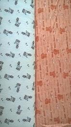 Partij baby stoffen flanel, Hobby en Vrije tijd, Stoffen en Lappen, Overige materialen, Overige kleuren, 120 cm of meer, Ophalen of Verzenden
