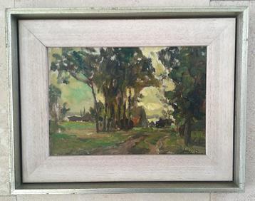 Landschap - studie - Eemschilder Jaap de Ruig (1909-1992) beschikbaar voor biedingen