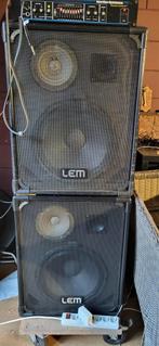 PA Boxen met Versterker - Super Geluid!, Audio, Tv en Foto, Luidsprekers, Overige merken, Gebruikt, Ophalen of Verzenden, 120 watt of meer