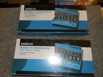 Handson draadsnij en tapgereedschapsset en steeksleutelset beschikbaar voor biedingen