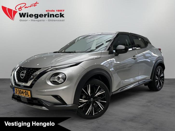 Nissan Juke 1.0 DIG-T N-Design [ORIGINEEL NL | LEER | CARPLA, Auto's, Nissan, Bedrijf, Te koop, Juke, ABS, Achteruitrijcamera
