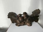 Brons Beeld ,,Love Birds,, van Maitland Smith Vintage Duiven, Verzamelen, Beelden en Beeldjes, Ophalen of Verzenden, Zo goed als nieuw