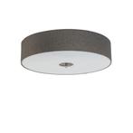 QAZQA Drum Jute 50 plafond lamp, Ophalen, Zo goed als nieuw, Glas, Modern