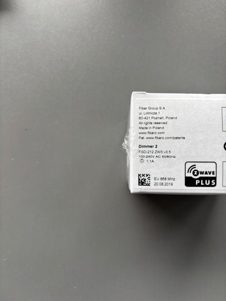 Fibaro Dimmer 2 - Nieuw in doos, Doe-het-zelf en Verbouw, Alarmsystemen, Nieuw, Overige typen, Overige soorten, Draadloos, Ophalen