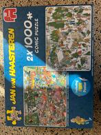 Jan van Haasteren puzzel 2 x 1000, Ophalen of Verzenden, 500 t/m 1500 stukjes, Zo goed als nieuw