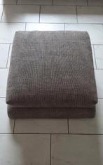 Grijze Stoffen Poef, Ophalen of Verzenden, Zo goed als nieuw, 50 tot 75 cm, Vierkant