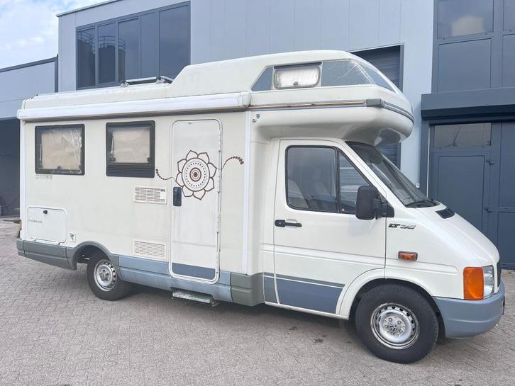 Camper Volkswagen LT35 2.5TDI met Karmann Alkoof opbouw, Caravans en Kamperen, Campers, Particulier, tot en met 4, Alkoof, Karmann