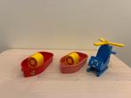 Lego Duplo bootjes en helikopter, Ophalen of Verzenden, Gebruikt, Jongen of Meisje