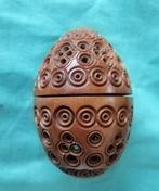 Coquilla noot doosje of ei.- 19e eeuw, Antiek en Kunst, Ophalen of Verzenden