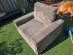 Relax Stoel Pronto Loveseat Ribstof Grijs Gratis Hondenstoel, Huis en Inrichting, Fauteuils, Ophalen, Gebruikt, Stof, Modern