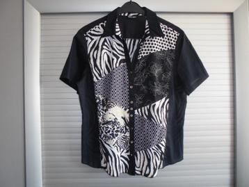 zwarte blouse gerrie Weber maat 46 beschikbaar voor biedingen
