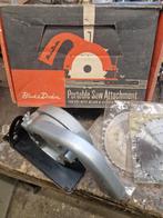 Vintage Cirkelzaag Hulpstuk - Black & Decker, Doe-het-zelf en Verbouw, Ophalen of Verzenden, Zo goed als nieuw, Cirkelzaag, Black & Decker