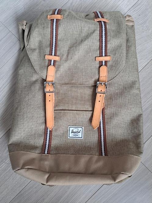 Nieuwe groene Herschel rugzak / laptoptas, Sieraden, Tassen en Uiterlijk, Tassen | Rugtassen, Zo goed als nieuw, 25 tot 40 cm