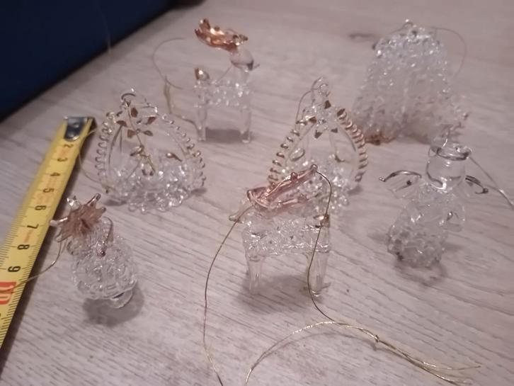 glazen kersthangers kerstbal engel hertje kerstboom
Ook nog, Diversen, Kerst, Gebruikt, Ophalen of Verzenden