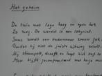 Keramiek schaal met gedicht Gerrit Komrij, Antiek en Kunst, Ophalen of Verzenden