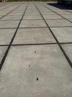 Industrieplaten 200x200x14 cm met stalen omranding, Doe-het-zelf en Verbouw, Ophalen, Gebruikt, 100 mm of meer