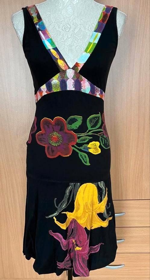 Desigual jurk maat S, Kleding | Dames, Jurken, Zo goed als nieuw, Maat 36 (S), Zwart, Knielengte, Ophalen of Verzenden