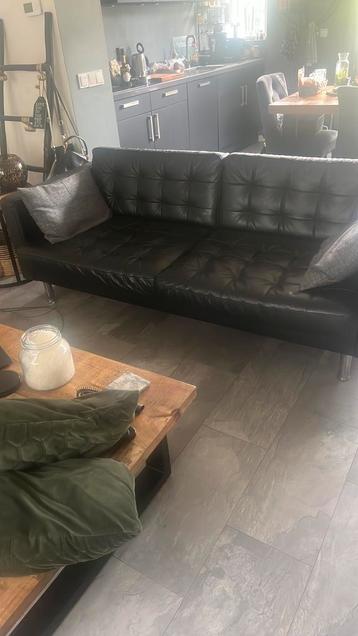 Landskrona 3 zitsbank leder - afbeelding 2