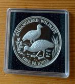 Tonga, 1 Paanga 1991 zilver proof, Verzenden, Losse munt, Zilver
